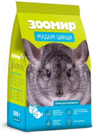 Корм для шиншилл Мадам Шинши  500г