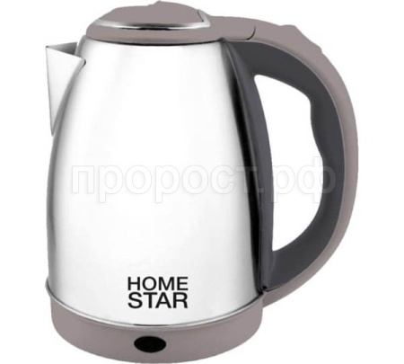 Чайник электр. 1,8л HOMESTAR стальной бежевый HS-1028/12шт/008202