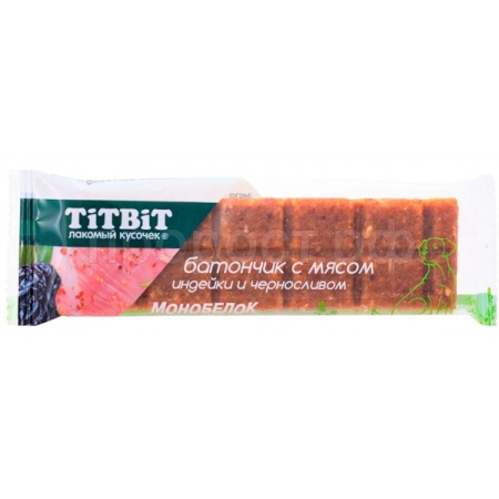 Лакомство С Батончик с мясом индейки и черносливом 40гр/021293