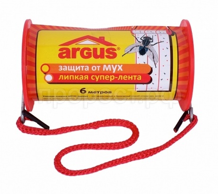 Липкая лента ARGUS от мух 6м*10см