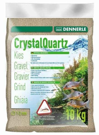 Грунты Dennerle Crystal Quartz природный белый 1-2мм 10кг/1729