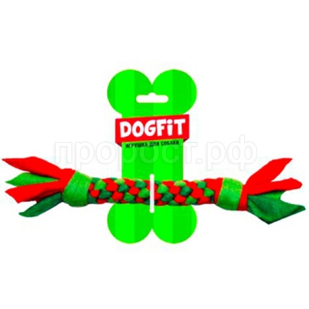 Игрушка с Грейфер DOGFIT из флиса канатик малый/ЦБ-3159/Фаворит