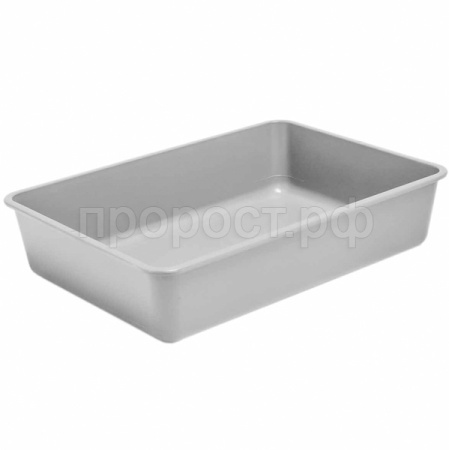 Туалет д/кошек Прованс без рамки глубокий под наполнитель 42*30*10,5см светло-серый/2918/Дарэлл
