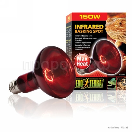 Лампа для черепах инфракрасная INFRARED BASKING SPOT 150Вт/2146