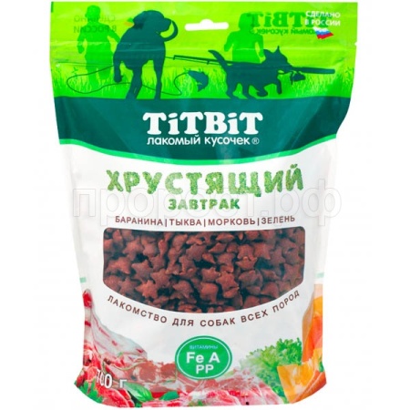 Лакомство С Завтрак хрустящий с бараниной д/собак всех пород 700гр/024935