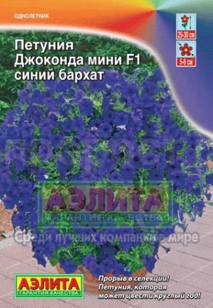Петуния Джоконда Мини F1 синий бархат 5шт 