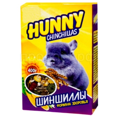 Грызуны Ханни д/шиншилл зерносмесь 400гр/20шт/Вестерн