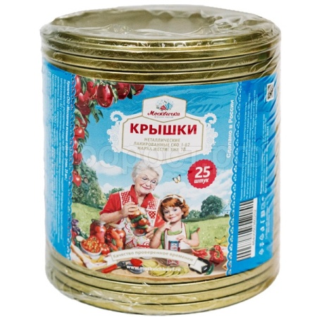 Крышка метал. Москвичка СКО (25шт спайка) ЭЖК-18 /40шт/В