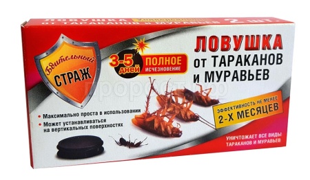 Ловушка от тараканов Бдительный СТРАЖ контейнеры 2шт